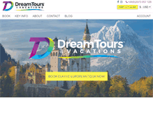 Tablet Screenshot of dreamtoursandvacations.com